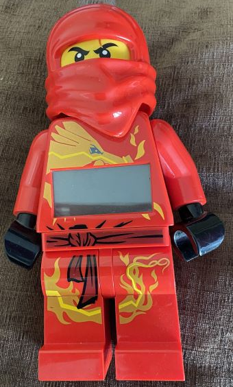 Digital Clock, NINJAGO Kai DX Figure Alarm Clock