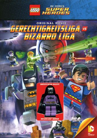 Video DVD - Gerechtigkeitsliga vs Bizarro Liga with Minifigure (German Version)