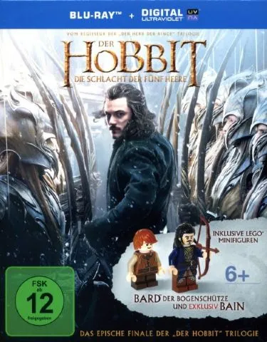 Video BD - Der Hobbit - Die Schlacht der fünf Heere (with Bard and Bain Minifigures)