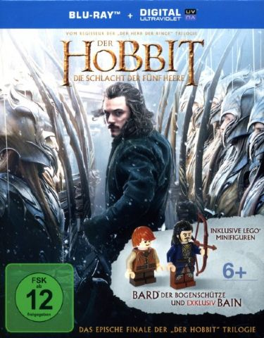 Video BD - Der Hobbit - Die Schlacht der fünf Heere (with Bard and Bain Minifigures)