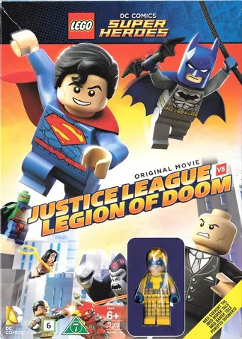Video DVD - Justice League vs Legion of Doom with Minifigure (Scandinavian Version)