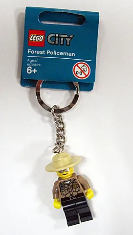 City Forest Policeman Key Chain