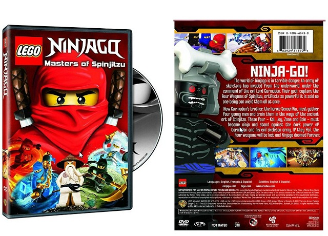 Video DVD - NINJAGO Masters of Spinjitzu (The Golden Weapons) Pilot Ep. 1-2