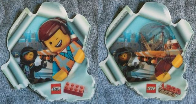 Sticker Sheet, The LEGO Movie Emmet & Wyldstyle, 3D