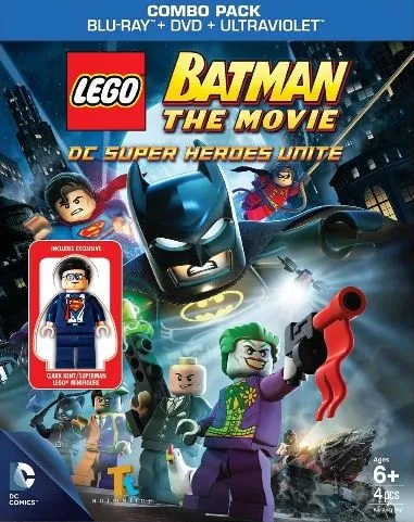 Video DVD and BD and UV - Batman: The Movie: DC Super Heroes Unite with Minifigure