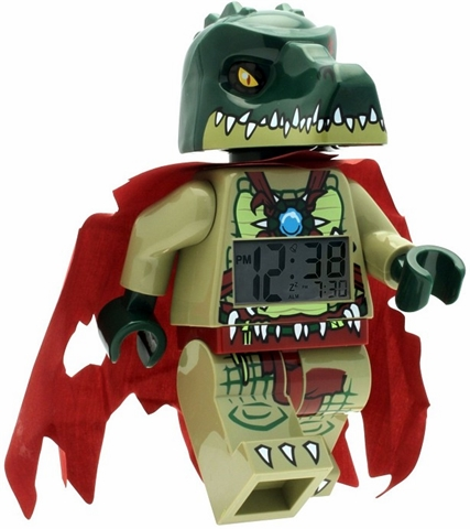 Digital Clock, LEGENDS OF CHIMA Cragger Figure Alarm Clock