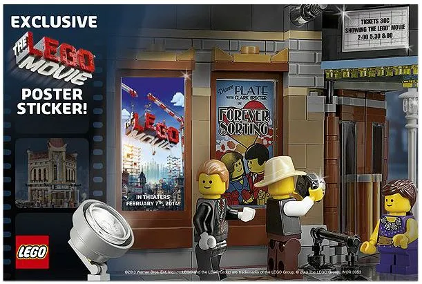 Sticker Sheet, The LEGO Movie Poster Sticker (WOR 3053)