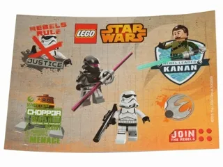 Sticker Sheet, Star Wars Minifigures and More Sheet