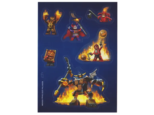 Sticker Sheet for Set 5004388, Sheet 2 - Monsters