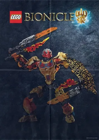 BIONICLE Poster, Tahu Uniter of Fire / BIONICLE Accessory Pack, Double-Sided