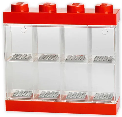 Minifigure Display Case, Small - For 8 Minifigures (4065)