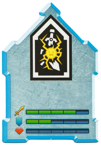 Nexo Knights Power Shield Card - Screaming Shatter