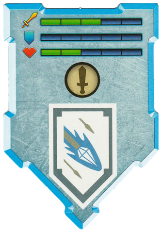 Nexo Knights Power Shield Card - Diamond Spear