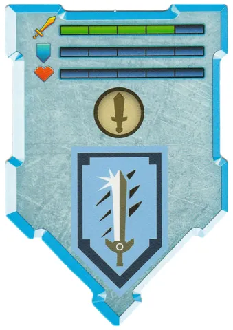 Nexo Knights Power Shield Card - Titanium Sword