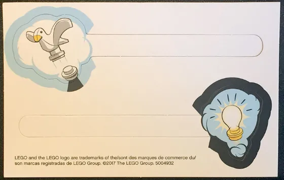 Bookmarks, Bird and Light Bulb, 2 on Card