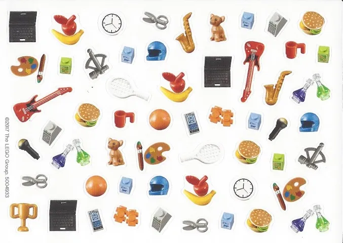 Sticker Sheet for Set 5004933
