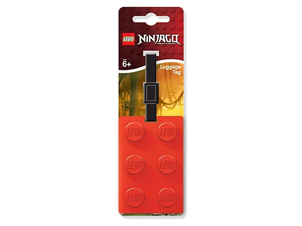Bag / Luggage Tag, LEGO Plate 2 x 3, NINJAGO