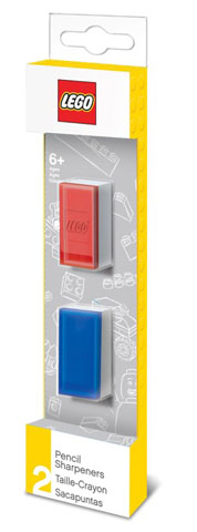 Pencil Sharpener, Set of 2, Blue and Red
