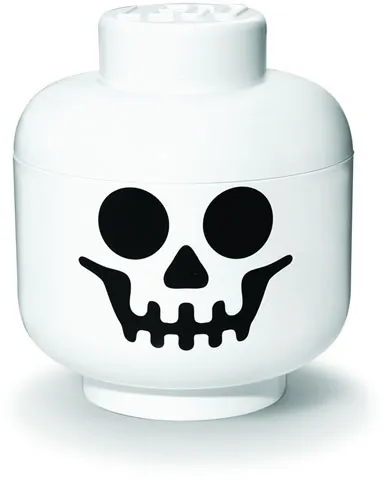 Minifigure Head Storage Container Large - Skeleton Skull (4032)