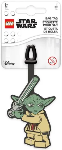 Bag / Luggage Tag, Silicone, Star Wars Yoda