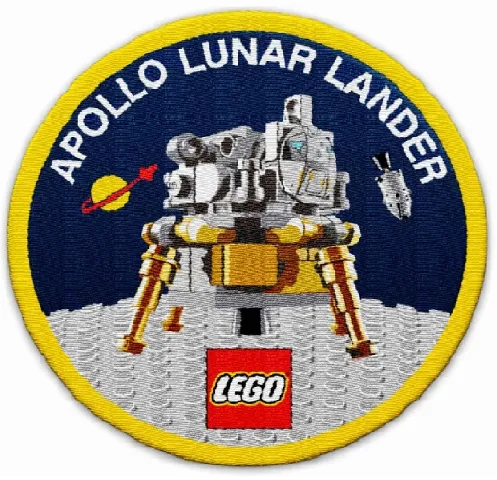 Patch, Sew-On Cloth Round, Apollo Lunar Lander