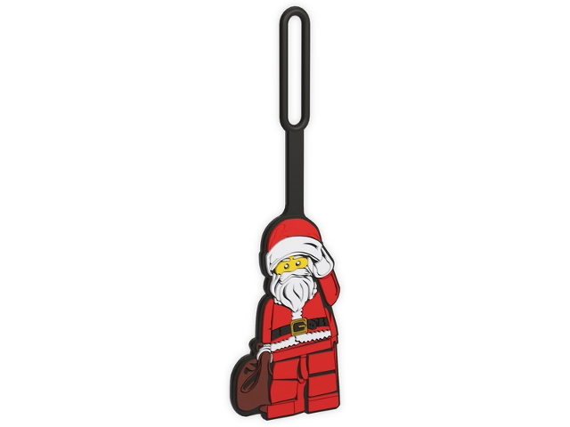 Bag / Luggage Tag, Silicone, Santa