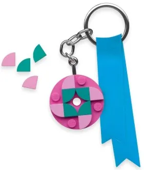 Dots Key Chain Round 4 x 4