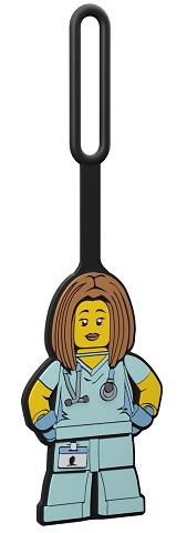 Bag / Luggage Tag, Silicone, Nurse