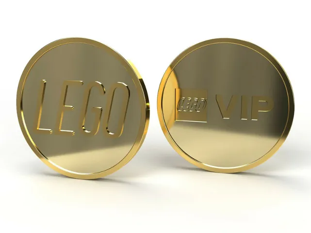 Coin, LEGO VIP Logo
