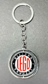 VIP 1950 LEGO Logo Spinning Key Chain