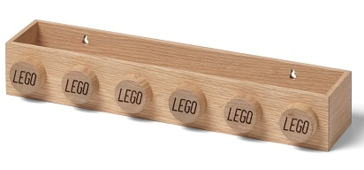 Book Rack, 6 Studs, Wooden, Light Oak