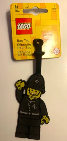Bag / Luggage Tag, Silicone, UK Policeman
