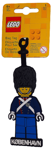 Bag / Luggage Tag, Silicone, Royal Guard (København)