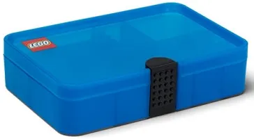 Sorting Box / Storage Case - LEGO Logo, Trans-Dark Blue (4084)