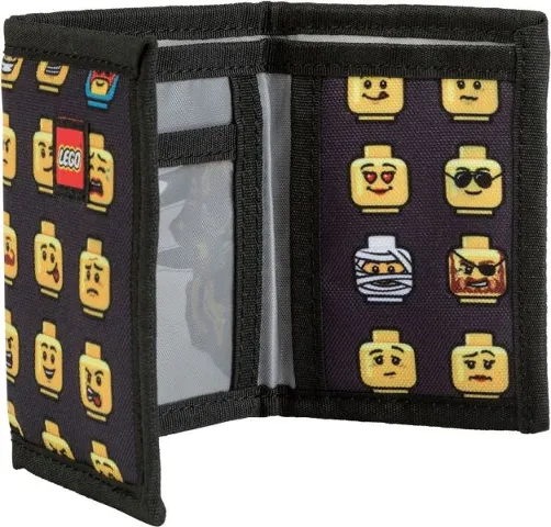 Wallet, Minifigure Heads with Faces