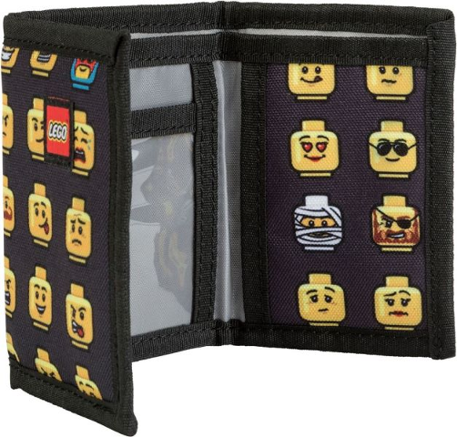 Wallet, Minifigure Heads with Faces
