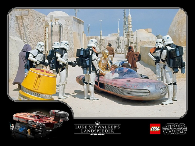 Star Wars Poster 2022, Luke Skywalker's Landspeeder