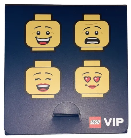 Coaster Set Minifigure Heads, VIP, Set of 4