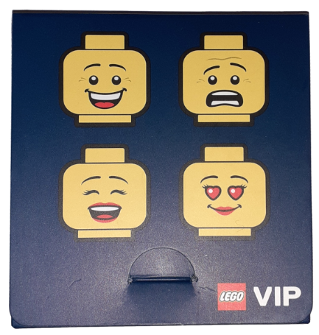 Coaster Set Minifigure Heads, VIP, Set of 4