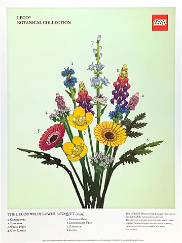 Botanical Collection, The LEGO Wildflower Bouquet VIP Poster