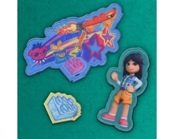 Patch, Iron-On, VIP Friends - Set of 3