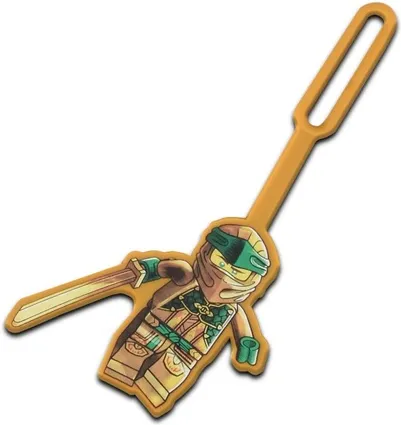Bag / Luggage Tag, Silicone, NINJAGO Core Lloyd (Golden Ninja)