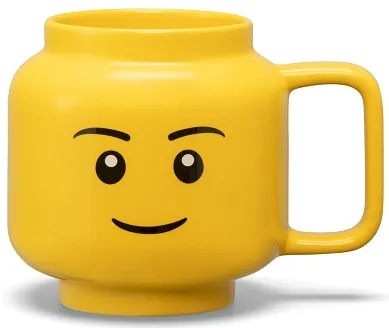 Cup / Mug Ceramic Minifigure Head Boy 530 ml