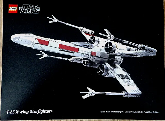 Limited Edition Print Star Wars - Luke Skywalker's T-65 X-wing Starfighter