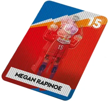 Play Unstoppable Lenticular Card - # 15 Megan Rapinoe