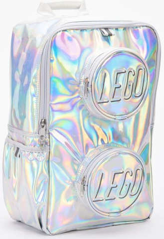 Backpack, Brick Shape 1 x 2 with Zippered Studs and Side Pouch, Holographic