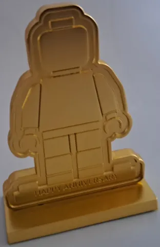 Minifigure Trophy Figure, LEGO Insiders Happy Anniversary, Metal
