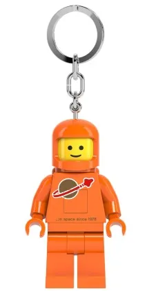 LED Key Light Classic Space Minifigure Key Chain Orange (LEDLITE)