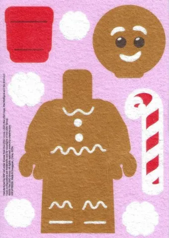 Sticker Sheet for Gear 5009114 - Sheet 5 (Minifigure Felt Stickers)