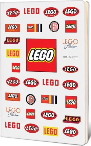 Notebook with Vintage LEGO Logos (Hardcover)